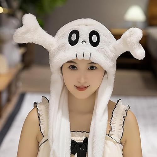 Leuchtende Halloween Mütze mit Beweglichen Ohren, Plüsch LED Mütze mit Wackelohren, Lustige Hüte Wackelohr Mützen mit LED für Mädchen Damen Halloween Dress Up Weihnachten Geburtstag Cosplay Geschenk Leuchtende Halloween Mütze mit Beweglichen Ohren, Plüsch LED Mütze mit Wackelohren, Lustige Hüte Wackelohr Mützen mit LED für Mädchen Damen Halloween Dress Up Weihnachten Geburtstag Cosplay Geschenk von Hifot