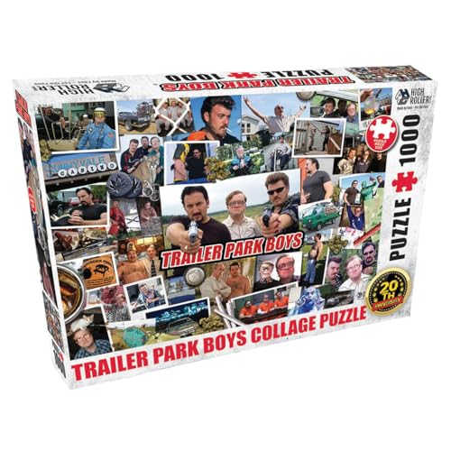 Trailer Park Boys: 20th Anniversary Collage Puzzle - 1,000 Pieces - Vibrant Photo Collage - Celebrate Sunnyvale's Funniest Moments | 48x66 cm von High Roller Games