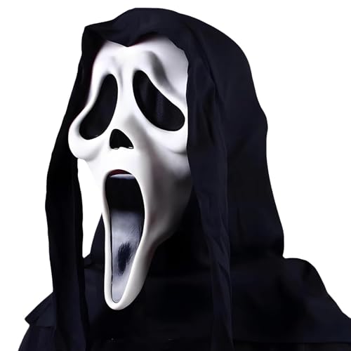 Halloween Gruselige Maske, Horror Scream Gesichtsmaske, Horror Vollkopf Gruseliger Schrei Gesichtsmaske für Erwachsene Halloween Kostüm Halloween Gruselige Maske, Horror Scream Gesichtsmaske, Horror Vollkopf Gruseliger Schrei Gesichtsmaske für Erwachsene Halloween Kostüm von HigoYXP