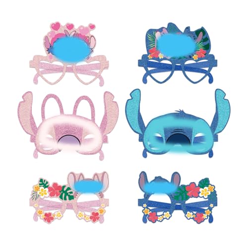 Hihting Masken Kinder Geburtstag, Stit-ch Filz Masken Masken Geburtstag Deko Charakter Masken Passen Cosplay Halloween Maskerade Kindergeburtstag Partyzubehör von Hihting