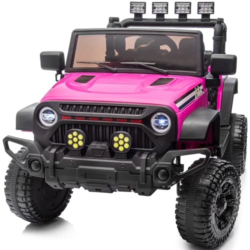 Hikiddo Kinderfahrzeug, 24 V, Elektrofahrzeuge, Spielzeugwagen für Kleinkinder mit Fernbedienung, 400-W-Motor, Rosa Hikiddo Kinderfahrzeug, 24 V, Elektrofahrzeuge, Spielzeugwagen für Kleinkinder mit Fernbedienung, 400-W-Motor, Rosa von Hikiddo