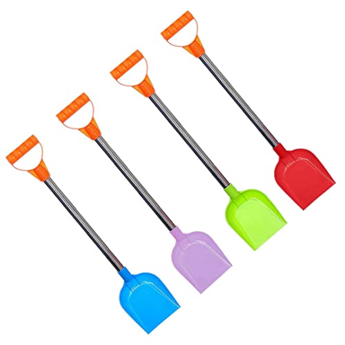 Hilai Sandspielzeug, Kinder Schneeschaufel Schwerleichter Strand Sandschaufeln Schaufeln mit langem Griffschaufel Schneewerkzeug 4pcs von Hilai