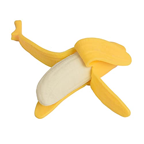 Squeeze Spielzeug, gepresstes Bananenspielzeugstress Abbau drückte kniffliges Spielzeug für Kinder Erwachsener Gelb von Hilai