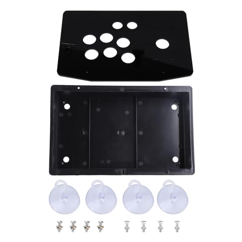 Hilitand Acryl-Panel und Case DIY Set Kits Ersatz für Arcade-Spiel Schwarz von Hilitand