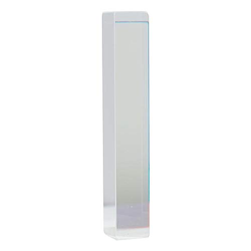 Optisches Glasprisma, K9 Optisches Glas-Dreiecksprisma, rechtwinkliges Prisma für den Physikunterricht(15 * 15 * 87) von Hilitand