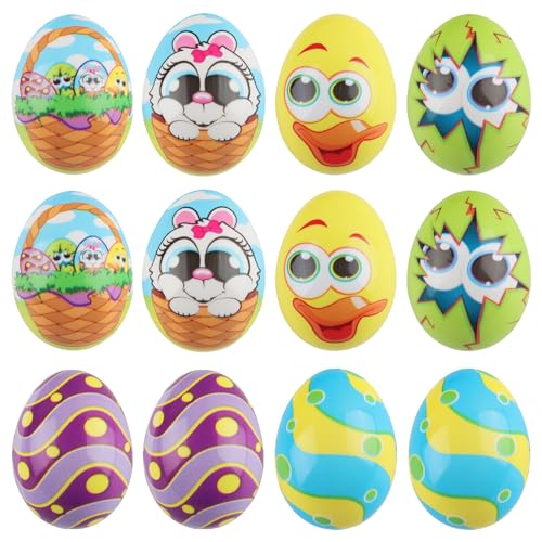 Ostereier Stressball Hillylolly 12 Stück Antistressball Erwachsene Kinder, Antistressball, Knetball Knautschball, Stressball für Kinder Erwachsene, Anti Stress Bälle, Ostern Party Geschenke Deko Ostereier Stressball Hillylolly 12 Stück Antistressball Erwachsene Kinder, Antistressball, Knetball Knautschball, Stressball für Kinder Erwachsene, Anti Stress Bälle, Ostern Party Geschenke Deko von Hillylolly