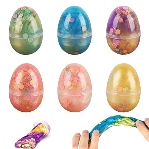 Ostern Geschenke Kinder, Hillylolly 6 Pcs Mini Verse, Glitzerschleim, Schleim Eier Set Kinder, Slime Ostern, DIY, Klarer Kleber Schleim, Fluffy Slime, Crystal Clay, Antistress Spielzeug Erwachsene Ostern Geschenke Kinder, Hillylolly 6 Pcs Mini Verse, Glitzerschleim, Schleim Eier Set Kinder, Slime Ostern, DIY, Klarer Kleber Schleim, Fluffy Slime, Crystal Clay, Antistress Spielzeug Erwachsene von Hillylolly