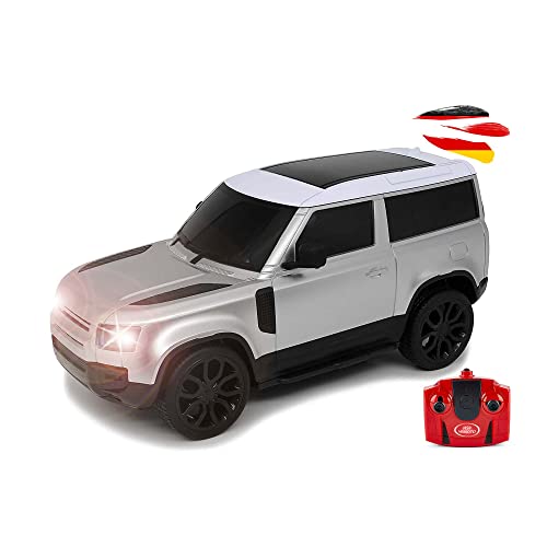 RC ferngesteuertes Modell-Auto, kompatibel mit Land Rover New Defender, SUV-Fahrzeug im Maßstab 1:24, Geländewagen mit Scheinwerfer im Xenon Stil, Car inkl. 2.4 GHz Fernsteuerung, Ready-to-Drive von HIMOTO HSP