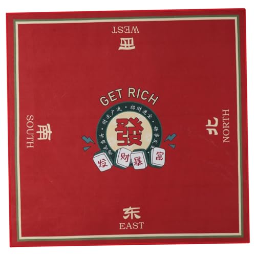Hintyne Mahjong-Matte 31, 5 x 31, 5 Zoll rutschfeste Mahjong-Tischdecke verschleißfeste geräuschreduzierende Tischdecke für Poker Kartenspiele Brettspiele Hintyne Mahjong-Matte 31, 5 x 31, 5 Zoll rutschfeste Mahjong-Tischdecke verschleißfeste geräuschreduzierende Tischdecke für Poker Kartenspiele Brettspiele von Hintyne