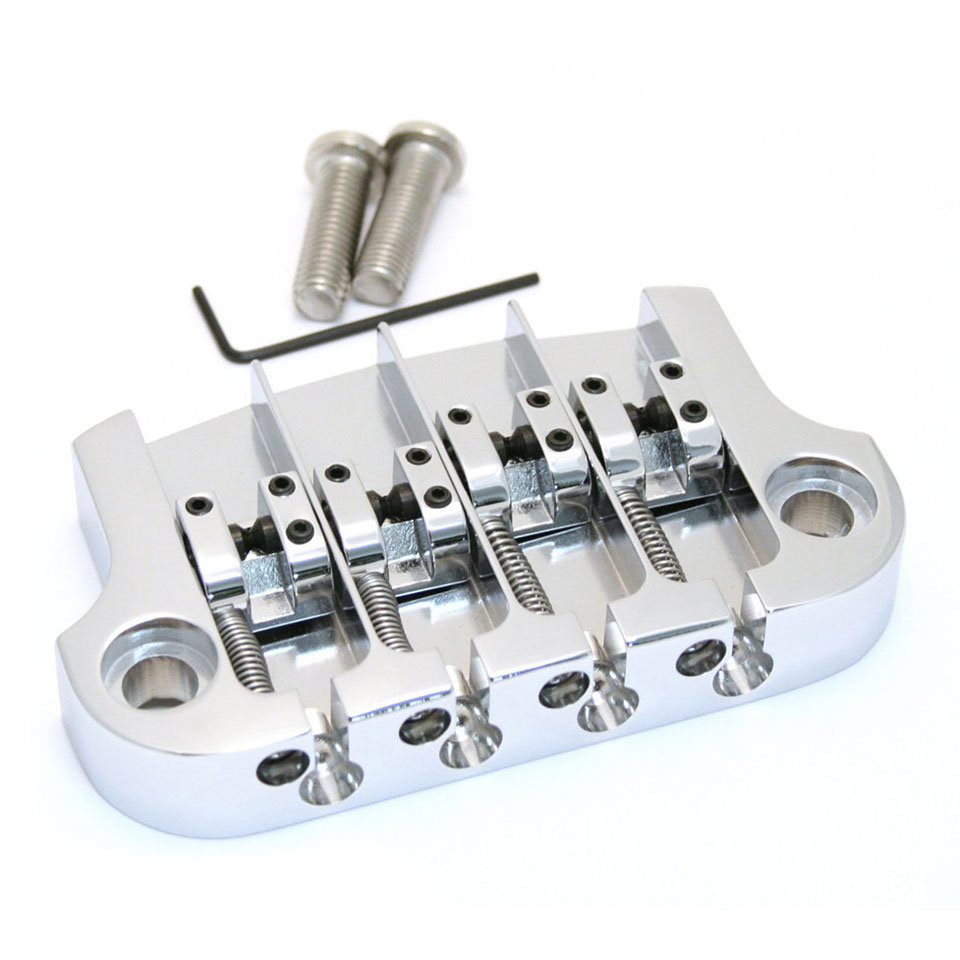 Hipshot SuperTone Bass Bridge 5G400 Chrom Brücke Hipshot SuperTone Bass Bridge 5G400 Chrom Brücke von Hipshot
