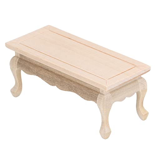 1:12 Puppenhaus-Teetisch, Miniatur-Couchtisch, Möbelzubehör, DIY-Spielzeug für kinders, Eichenholz, 9,5 X 4 X 4 cm, Passt Hervorragend zu Puppenhaus-Sofa 1:12 Puppenhaus-Teetisch, Miniatur-Couchtisch, Möbelzubehör, DIY-Spielzeug für kinders, Eichenholz, 9,5 X 4 X 4 cm, Passt Hervorragend zu Puppenhaus-Sofa von Hiraith