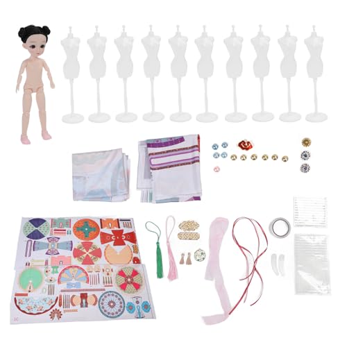 Chinesisches Hanfu -Designer -Kit 10 Schaufensterpuppen 30 cm Puppe ohne Nähen Chinesisches Traditionelles Kostüm Hanfu Kleider Kunsthandwerk Kit Chinesisches Hanfu -Designer -Kit 10 Schaufensterpuppen 30 cm Puppe ohne Nähen Chinesisches Traditionelles Kostüm Hanfu Kleider Kunsthandwerk Kit von Hiraith