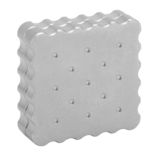 Edelstahl -Push Slider -Spielzeug - Haptisches Zappelspielzeug für Taschengröße für Stressbekämpfung und Angst, Reibungsloses Klicken, Ergonomisches Quadrate -Design, Geschenke von Hiraith