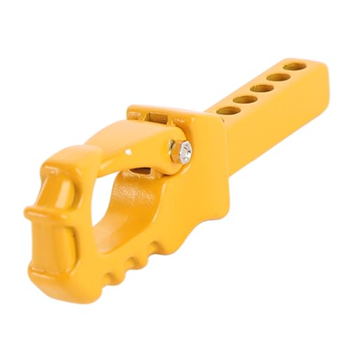 Hiraith 1/10, 1/8 RC -Anhänger -Anhänger -Haken Starke Legierung, Bequeme Installation, Kompatibel mit für 4101, 4102, 4082 Kletterfahrzeuge, Verbesserung des RC -Autos Erscheinungsbild (Gelb) von Hiraith
