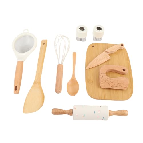 Hiraith 10pcs Hölzernen Spielen Küchenzubehör Spielzeug mit Choping Board Löffel Schaufel Tun Kochgeschirr Kochutensilien Spiel Set Set Set Hiraith 10pcs Hölzernen Spielen Küchenzubehör Spielzeug mit Choping Board Löffel Schaufel Tun Kochgeschirr Kochutensilien Spiel Set Set Set von Hiraith