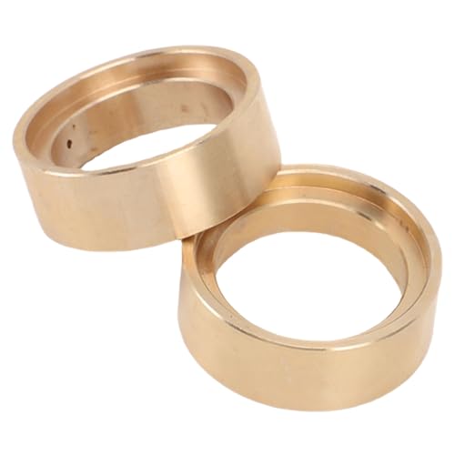 Hiraith 2pcs Messing Internal Beadlock Clamp Ring Professional 1,3in 1/18 RC -Autozubehör mit Lochradgewichten für 9781 Hub von Hiraith