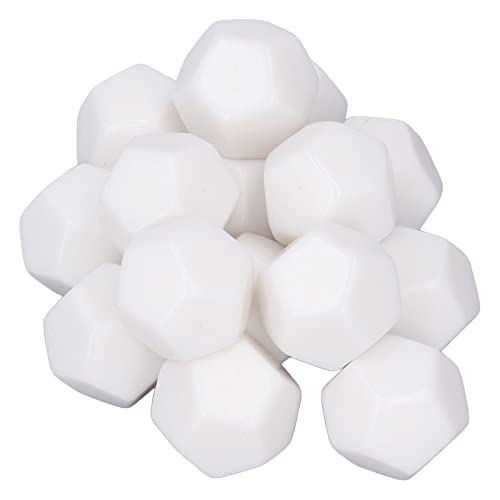 Hiraith 30 Pcs 12 -seitige Blankwürfel Kunststoff Schreiben Sie über Unterrichtswürfel Würfel -Würfel -Kit für Unterhaltung Bildung 2.2 cm weiß Hiraith 30 Pcs 12 -seitige Blankwürfel Kunststoff Schreiben Sie über Unterrichtswürfel Würfel -Würfel -Kit für Unterhaltung Bildung 2.2 cm weiß von Hiraith