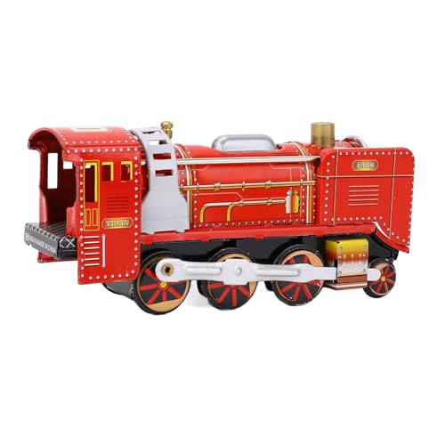 Hiraith Aufziehbares Eisenbahn-Kopf-Spielzeug, Vintage-Eisen-rotes Spielzeug für Dekor, Fotografie-Requisite, Vintage-Blechspielzeug, Fotografie-Requisite für Café-Bar-Dekoration Hiraith Aufziehbares Eisenbahn-Kopf-Spielzeug, Vintage-Eisen-rotes Spielzeug für Dekor, Fotografie-Requisite, Vintage-Blechspielzeug, Fotografie-Requisite für Café-Bar-Dekoration von Hiraith