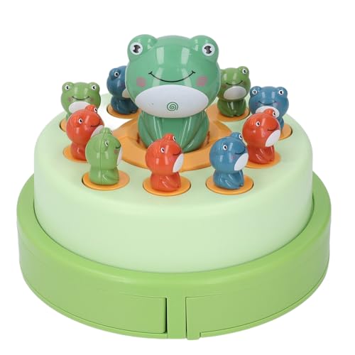 Hiraith Frösche Springen und Fangen Popping -Up -Spiel, Bildungsspielzeug für kinders, die Motorische Fähigkeiten Verbessern, Interaktives Familienbrettspielgerät für 3 Einstellungen, von Hiraith