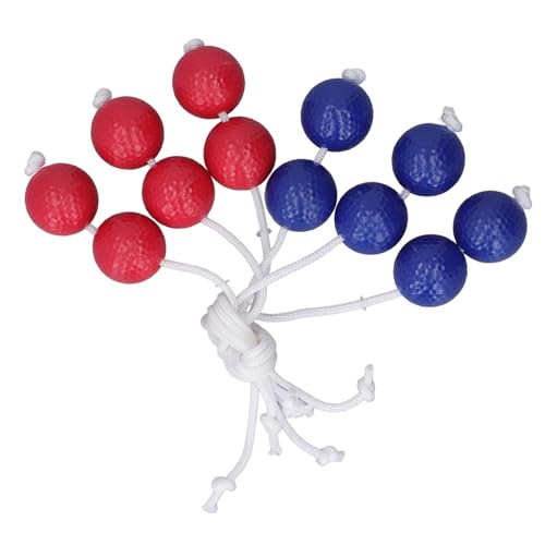 Hiraith Golfenleiter Werfen Bälle, Bunte Bolas für Genauigkeit und Kontrolle, PE -Material, 3 Red 3 Blau, Innen -Trainingstraining -Spielset Im Innenbereich Im Freien Hiraith Golfenleiter Werfen Bälle, Bunte Bolas für Genauigkeit und Kontrolle, PE -Material, 3 Red 3 Blau, Innen -Trainingstraining -Spielset Im Innenbereich Im Freien von Hiraith