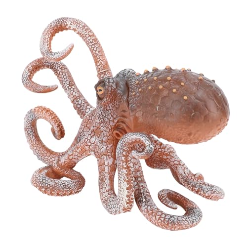 Hiraith Große Realistische Oktopus -Figur, 7,9 "lebensechter PVC -Ozeantiermodell für Wohnkultur und Ausbildung, Langlebige Statue der Kreatur des Meeres mit Exquisiten Details von Hiraith