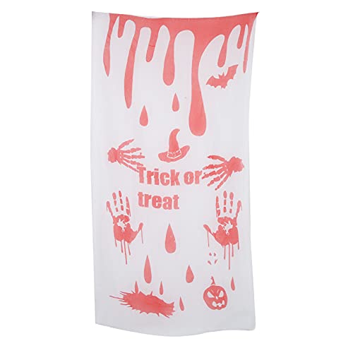 Hiraith Halloween-Blut-Türgaze, Erstellen Sie eine Neue Dekoration, Einfach zu Verwenden, Wiederverwendbare Halloween-Wanddekoration für Zombie-Party, Spukhaus, Halloween, Gruseliges Hiraith Halloween-Blut-Türgaze, Erstellen Sie eine Neue Dekoration, Einfach zu Verwenden, Wiederverwendbare Halloween-Wanddekoration für Zombie-Party, Spukhaus, Halloween, Gruseliges von Hiraith