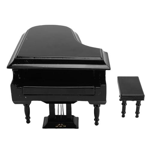 Hiraith Handgefertigte Hölzerne Miniatur -Klaviermodell mit Spielbarem Musikmechanismus - Elegantes Schreibtischdekor -Set Umfasst Stuhl & Pedal, für Musikliebhaber und Sammler Hiraith Handgefertigte Hölzerne Miniatur -Klaviermodell mit Spielbarem Musikmechanismus - Elegantes Schreibtischdekor -Set Umfasst Stuhl & Pedal, für Musikliebhaber und Sammler von Hiraith