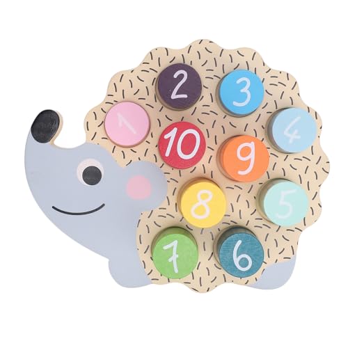 Hiraith Holzpuzzle Frühschulform Form Kognition Farbklassifizierung Hedgehognummer Spiel Baby Handaugenkoordination Spielzeug Hiraith Holzpuzzle Frühschulform Form Kognition Farbklassifizierung Hedgehognummer Spiel Baby Handaugenkoordination Spielzeug von Hiraith
