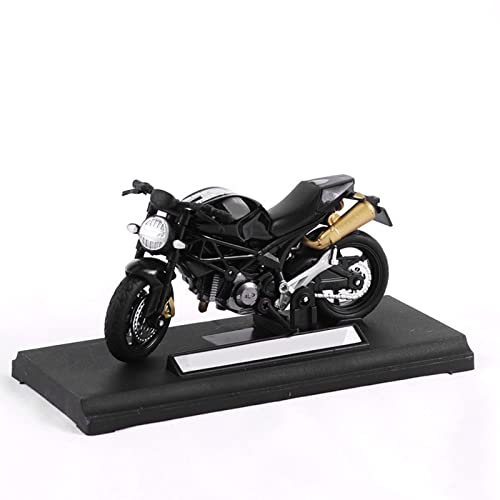Hiraith Motorradspielzeug Zurückziehen Legierung Simulation Bildungsübertragung Tragbares Motorradmodell für Schwarz von Hiraith