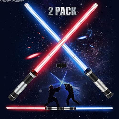 Hiraith Original Lichtschwert Kinder, 2 Stück Led Lichtschwert Laserschwert Mit Licht & Sound, 7 Farbwechselbeleuchtung Spielzeug Kinder Erwachsene Hiraith Original Lichtschwert Kinder, 2 Stück Led Lichtschwert Laserschwert Mit Licht & Sound, 7 Farbwechselbeleuchtung Spielzeug Kinder Erwachsene von Hiraith