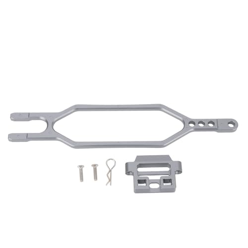 Hiraith RC -Batterie Halten Sie Down, Aluminiumlegierung Hohe Festigkeit Präzise Anpassung, Einfache Installation für BL 2s Slash 4x4 1/10 mit Optimiertem Layout für Längere Verwendung (Ti Farbe) von Hiraith