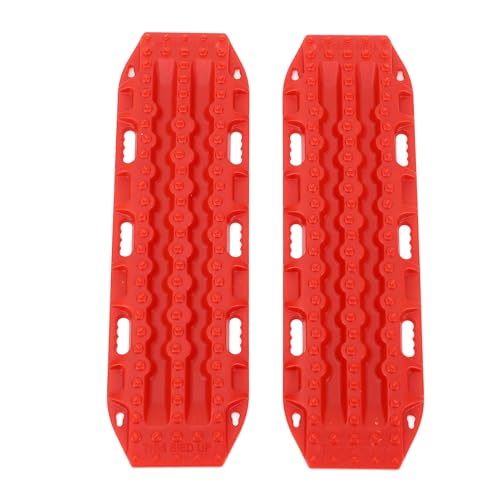 Hiraith RC Sand Leiter Anti -Slip -Plastik -Wiederherstellungsbrett für SCX24 1/24 Crawler, Einfach und Dekorativ, Angemessenes Design mit Anti -Slip -Design, der für SCX24 1/24 Crawler (Rot) von Hiraith