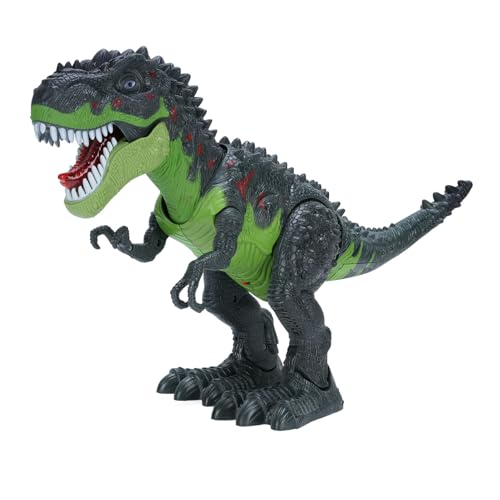 Hiraith Realistic Electric Walking Dinosaurierspielzeug mit Brüllenden Klängen und Blinkenden Lichtern - Interaktives Stamm -Lernspielzeug für Im Alter von 3 Bis 8, 48 cm Lebensechter von Hiraith