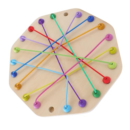 Hiraith Rope Knots Puzzle Brettspiel - Interaktives Logisches Denkspielzeug für und Erwachsene mit 10 Seilen und 20 PEGs - Familienbindung, Bildschirm -Freely -Spaß, Multi -Level Hiraith Rope Knots Puzzle Brettspiel - Interaktives Logisches Denkspielzeug für und Erwachsene mit 10 Seilen und 20 PEGs - Familienbindung, Bildschirm -Freely -Spaß, Multi -Level von Hiraith