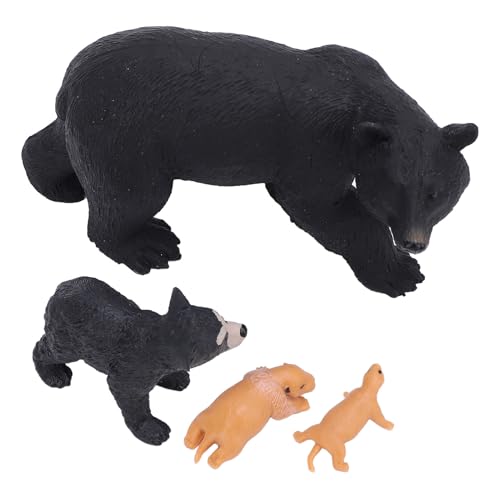 Hiraith Schwarzbären Lebenszyklus -Modell Set, Bildungsspielzeug für Bildungswachstumszyklus für kinders mit Lustigem Tierdesign, Ideal für Lernen und Dekoration, Premium -PVC -Material Hiraith Schwarzbären Lebenszyklus -Modell Set, Bildungsspielzeug für Bildungswachstumszyklus für kinders mit Lustigem Tierdesign, Ideal für Lernen und Dekoration, Premium -PVC -Material von Hiraith