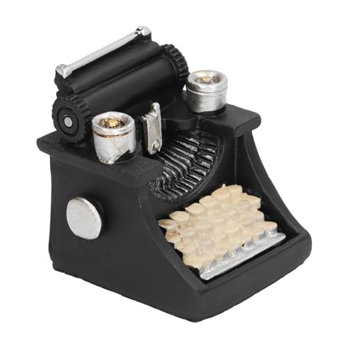 Hiraith Miniatur-Schreibmaschine Im Maßstab 1:6, Tragbares Vintage-Puppenhaus, Dekoratives Spielzeug für Film-Requisiten, Kleines, Leichtes Harzmaterial Hiraith Miniatur-Schreibmaschine Im Maßstab 1:6, Tragbares Vintage-Puppenhaus, Dekoratives Spielzeug für Film-Requisiten, Kleines, Leichtes Harzmaterial von Hiraith