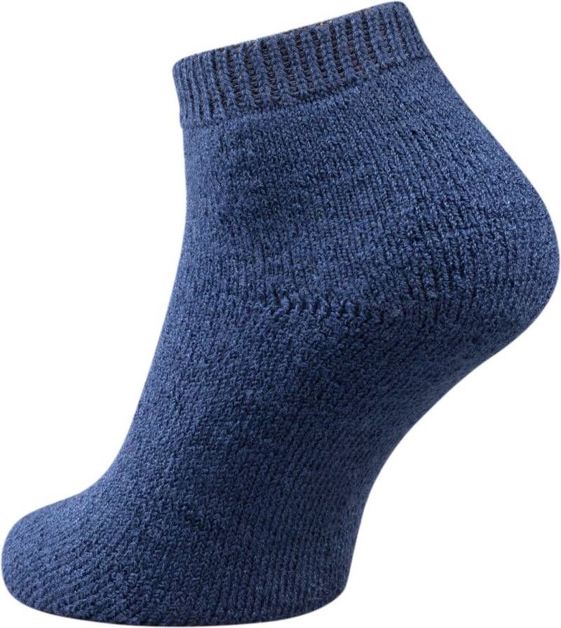 Hirsch Sports Füßlinge Elia für Erwachsene aus Wolle/Seide - indigo 42-43 von Hirsch Sports
