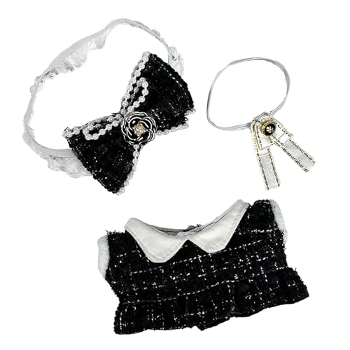 Clothes für Labu (ohne Puppe) – 2-teiliges Set mit Hut & Overall | labu Clothes & labu Accessories für 17cm Puppen zum Verkleiden & Sammeln (A) von Hislaves