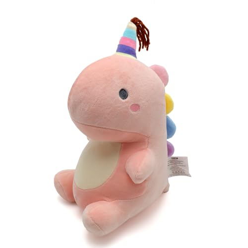 Hislovy 30cm Dino Kuscheltier, Dinosaurier Plüschtier Stofftier Plüsch Weihnachten Geburtstag Geschenke, Rosa Hislovy 30cm Dino Kuscheltier, Dinosaurier Plüschtier Stofftier Plüsch Weihnachten Geburtstag Geschenke, Rosa von Hislovy
