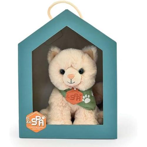 Histoire d'ours - Kleines Plüschtier Katze Beige SPA – 16 cm – Kuscheltier Kätzchen sehr weich zum Annehmen mit Box – Partnerschaft SPA – Geschenkidee für Kinder und Erwachsene – SPA-CHATBEIGEMM Histoire d'ours - Kleines Plüschtier Katze Beige SPA – 16 cm – Kuscheltier Kätzchen sehr weich zum Annehmen mit Box – Partnerschaft SPA – Geschenkidee für Kinder und Erwachsene – SPA-CHATBEIGEMM von Histoire d'ours