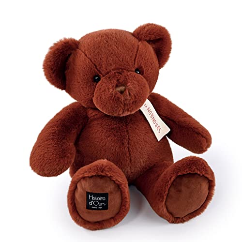 Histoire d'ours - Le Teddybär, Zimt, 40 cm, Braun – 40 cm – Geschenk zur Geburt – HO3236 von Histoire d'ours