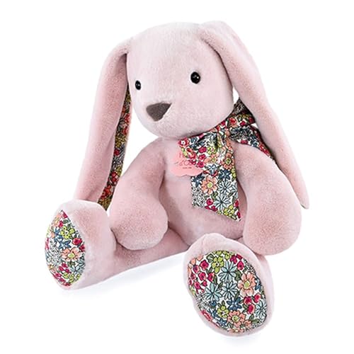 Histoire d'ours - Großes Plüschtier Hase, zartes Rosa, 40 cm, Kollektion Copains Câlins – Kuscheltier sehr weich – Geschenkidee zur Geburt und zum Geburtstag, Mädchen und Jungen – HO3194 von Histoire d'ours