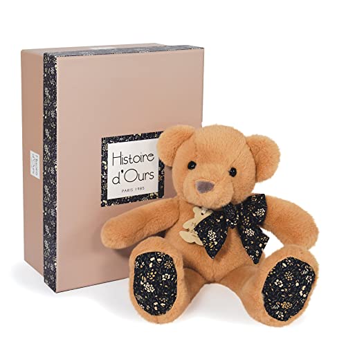 Histoire d'ours - Plüschbär – Kuschelfreunde – Geschenkbox – Hellbraun – 25 cm – Geschenkidee zur Geburt und zum Geburtstag Mädchen und Jungen – HO3123 von Histoire d'ours