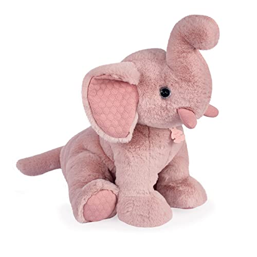Histoire d'ours - Plüschtier Elefant – Rosa – 45 cm – Preppy Chic – HO3144 von Histoire d'ours