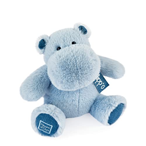 Histoire d'ours - Plüschtier Nilpferd – Nilpferd – Jeansblau – 25 cm – weiches und niedliches Plüschtier für die Kallus – Geschenkidee zur Geburt und zum Geburtstag für Mädchen und Jungen – Hippo – Histoire d'ours - Plüschtier Nilpferd – Nilpferd – Jeansblau – 25 cm – weiches und niedliches Plüschtier für die Kallus – Geschenkidee zur Geburt und zum Geburtstag für Mädchen und Jungen – Hippo – von Histoire d'ours