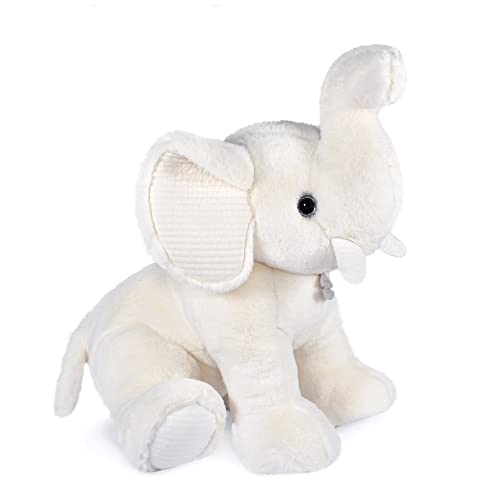 Histoire d'ours - Riesiger Elefant Plüsch - weiß - 65 cm - Preppy CHIC - HO3142 von Histoire d'ours