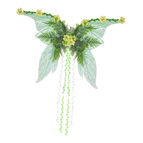 Hitburu Elfenflügel Für Erwachsene Frauen - Glitzerflügel Kostümzubehör | Für Halloween Fasching Weihnachten Bühnenauftritte Cosplay Hitburu Elfenflügel Für Erwachsene Frauen - Glitzerflügel Kostümzubehör | Für Halloween Fasching Weihnachten Bühnenauftritte Cosplay von Hitburu
