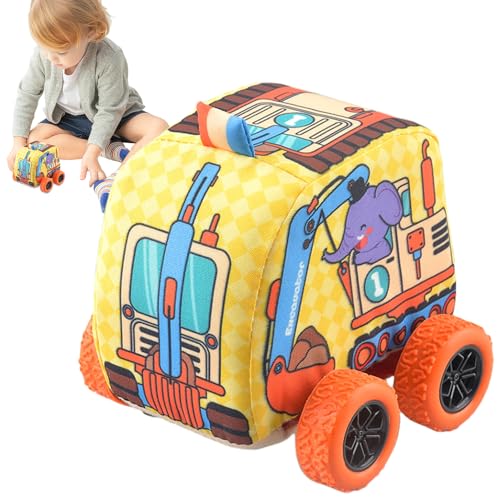 Hitrod Reibungsautos für Kinder, Rückziehauto für Jungen - Beruhigendes Aktivitätsauto-Spielzeug mit niedlichen Cartoon-Designs - Hand-Auge-Koordination Feines Spielzeug für Kraftfahrzeuge, von Hitrod