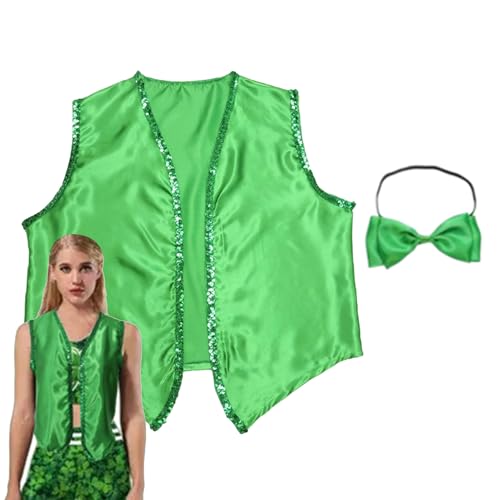 Hitrod St. Patrick's Day-Party-Outfits, St. Patricks Day-Kostümset | St.Patrick's Day Parade Kostümset - Urlaubsoutfit für Damen und Herren, Urlaubsparty-Outfit für St. Patrick's Day-Dekorationen von Hitrod