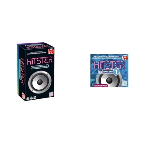 Hitster Jumbo Spiele Original Bayern 1 Radio Deutsche Erweiterung, Party- und Kartenspiel für Erwachsene und Familien, 2 bis 10 Spieler ab 16 Jahren, Deutsch (DE) von Hitster